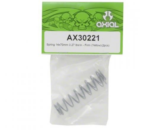 AXIAL Spring 14x70mm 3.27lbs/in Firm Yellow (2)