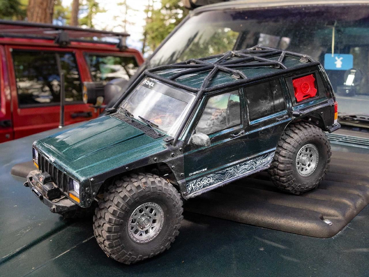 Axial 1/10 Scx10 Iii Jeep Cherokee Xj 4X4 Rtr Rock Crawler, Green
