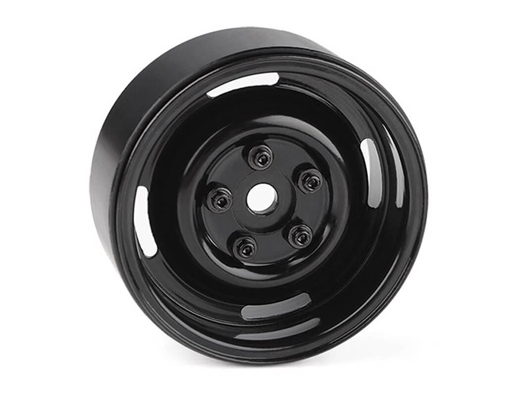 Rc4Wd 1.9 Landies Vintage Stamped Steel B/Lock Wheels Black