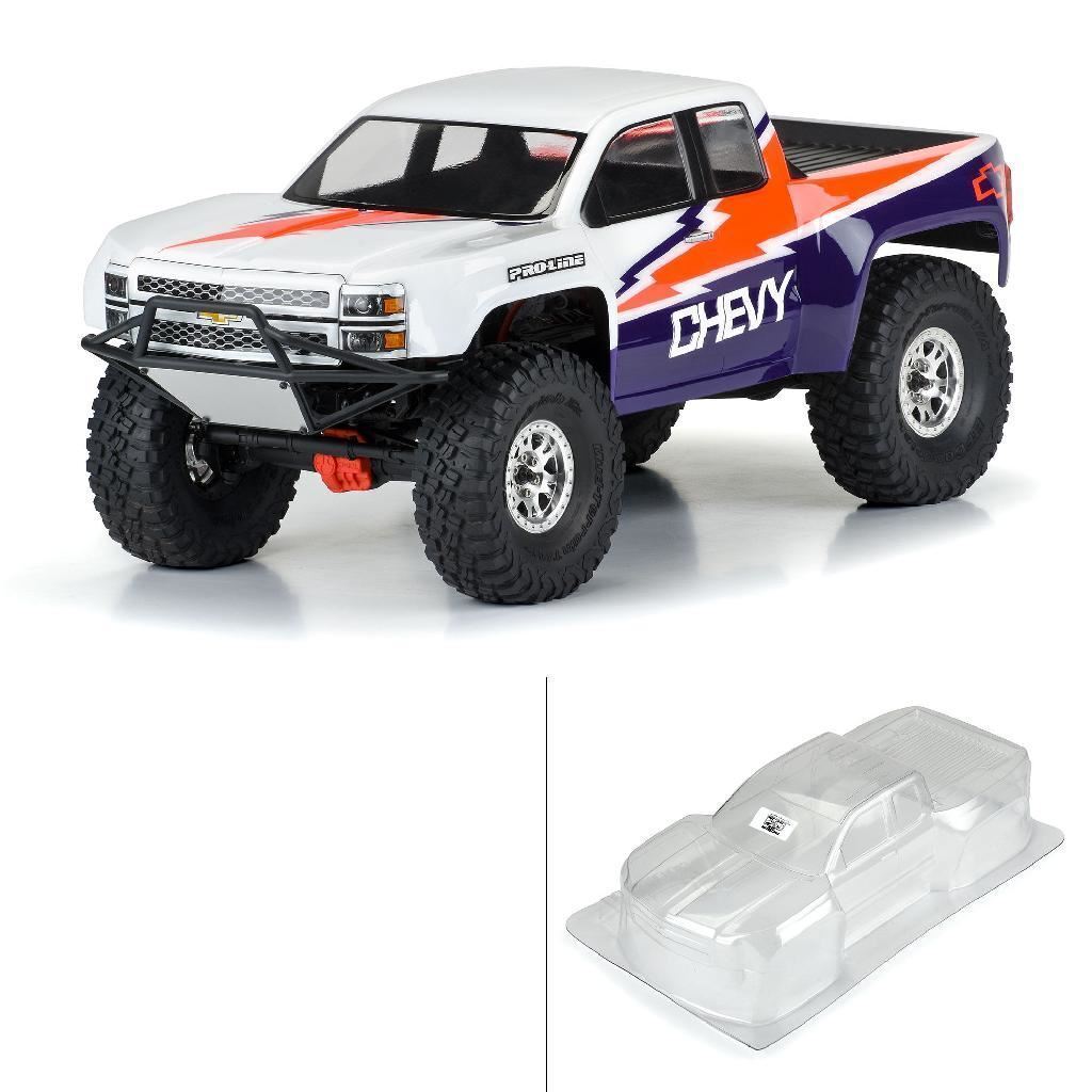 Proline 1/10 2015 Chevy Silverado Pre-Runner Clear Body 12.3In Wb Cra