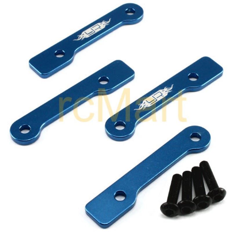 Yeah Racing Aluminum Rear Mud Flap Plate (DB) for Team Associated SC10 4X4