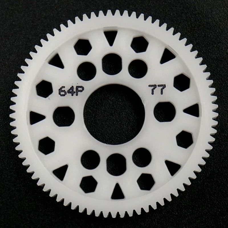 Yeah Racing Competition Delrin Spur Gear 64P 77T For 1/10 On Road Touring Drift