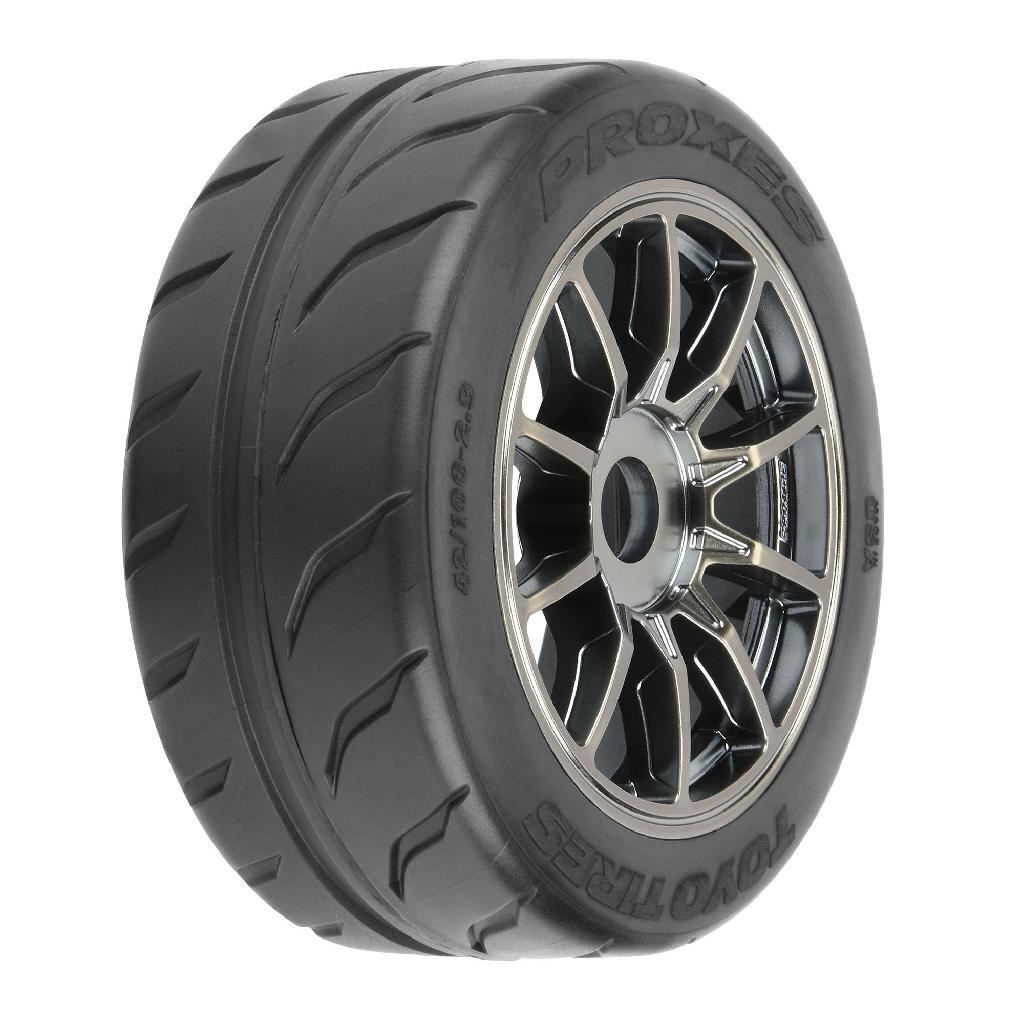 Proline 1/7 Toyo Proxes R888R S3 F/R 42/100 2.9In Belted Mtd 17mm Spe