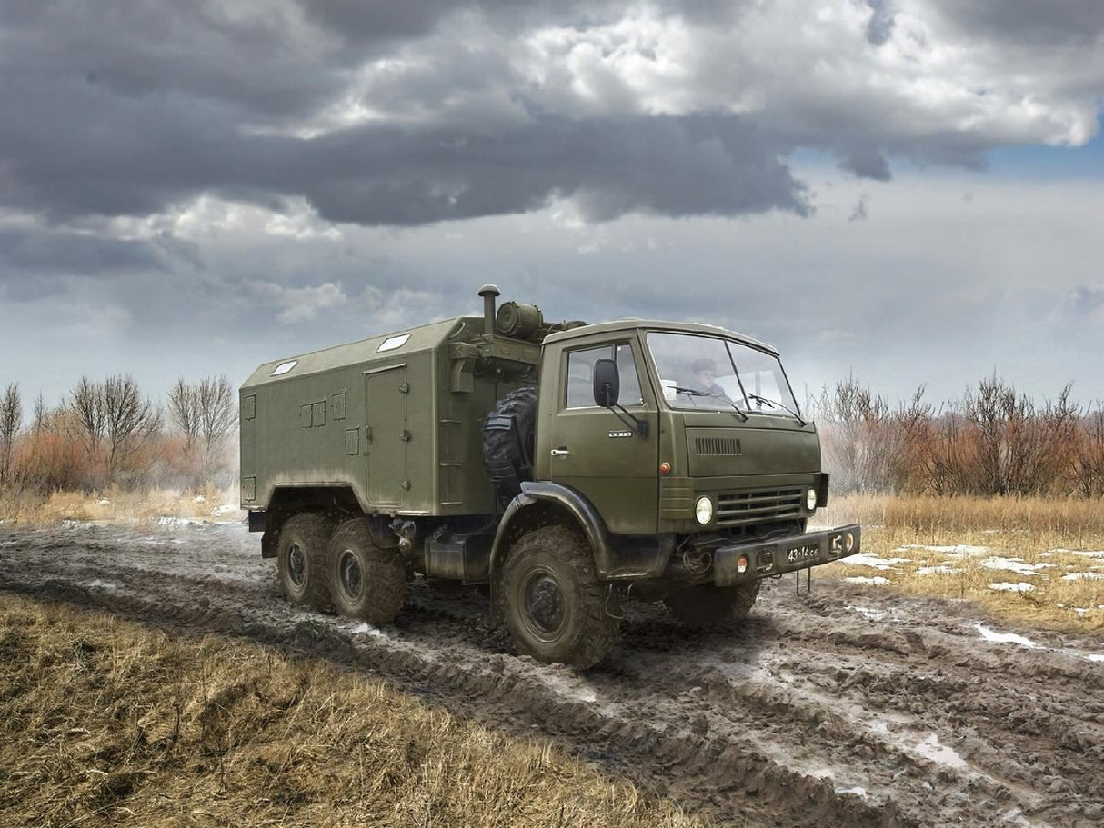 Icm Soviet Six-Wheel Army Truck With Shelter