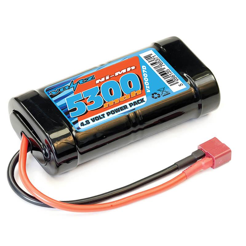 VOLTZ 5300mah STICK PACK 4.8V WITH DEANS CONNECTOR