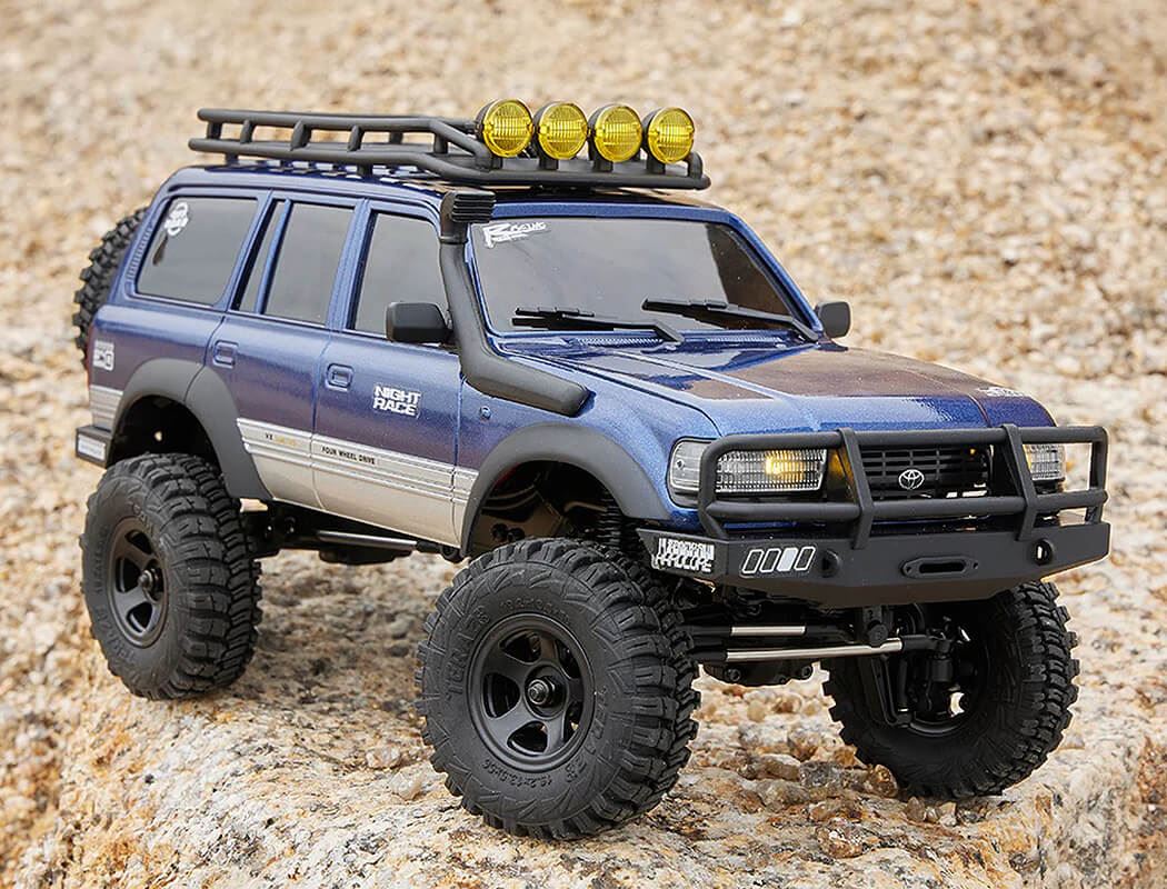 Fms Fcx 1/18 Toyota Lc80 Rtr Scaler - Blue