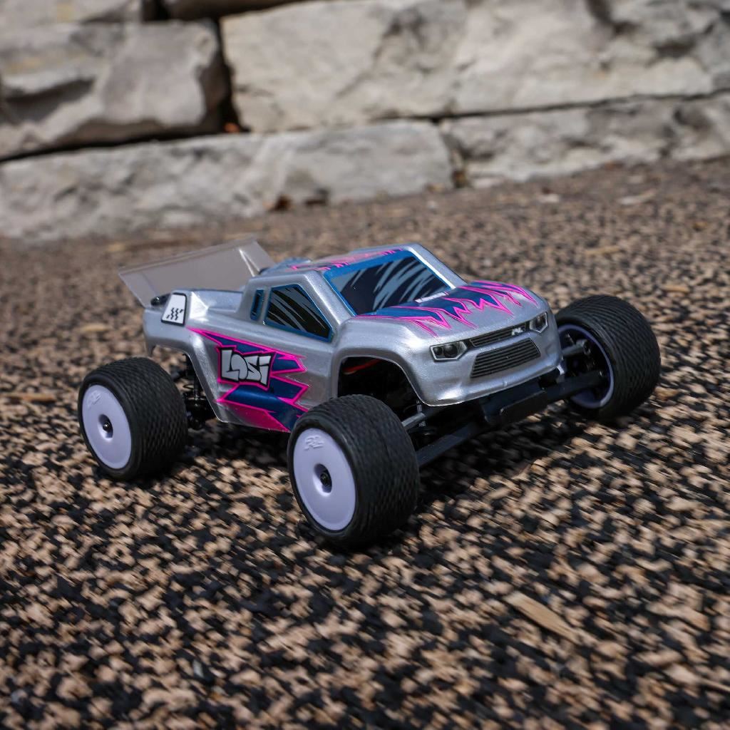 Losi 1/28 Micro-T 2Wd Stadium Truck Rtr Silver