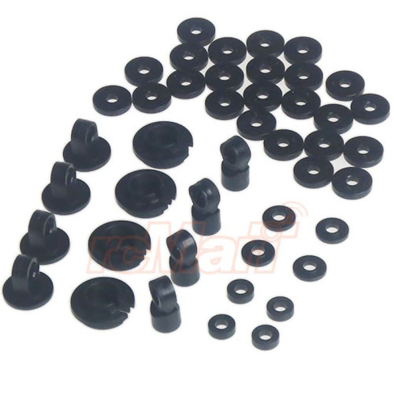 Yeah Racing Damper Pistion Head End Spring Cup Parts Set For Shock-Gear