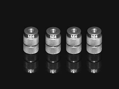Arrowmax 4MM & 3/32 Ally Nuts-1/10 Set-Up Sysytem (4)