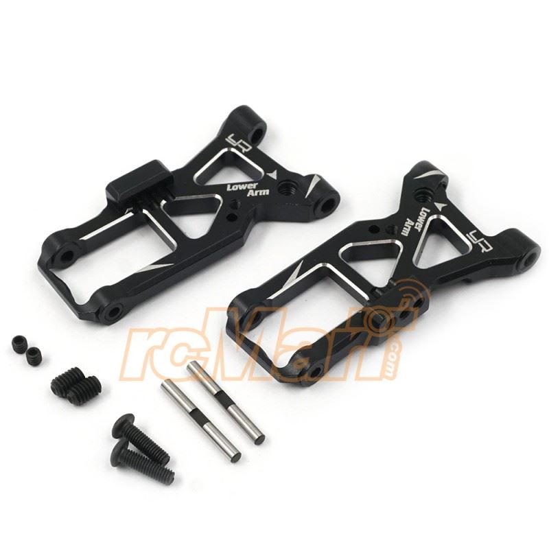 Yeah Racing Aluminum Front Lower Arm Set Black For Traxxas Ford GT 4 Tec 2.0