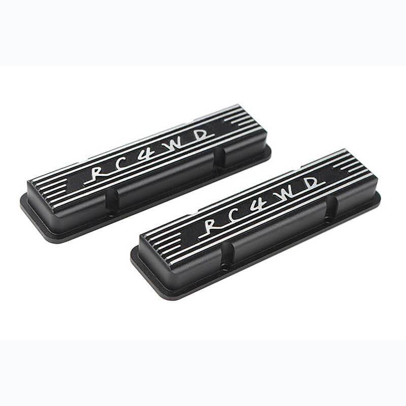 Rc4Wd Aluminium Valve Covers For Scale V8 Engine (Black)