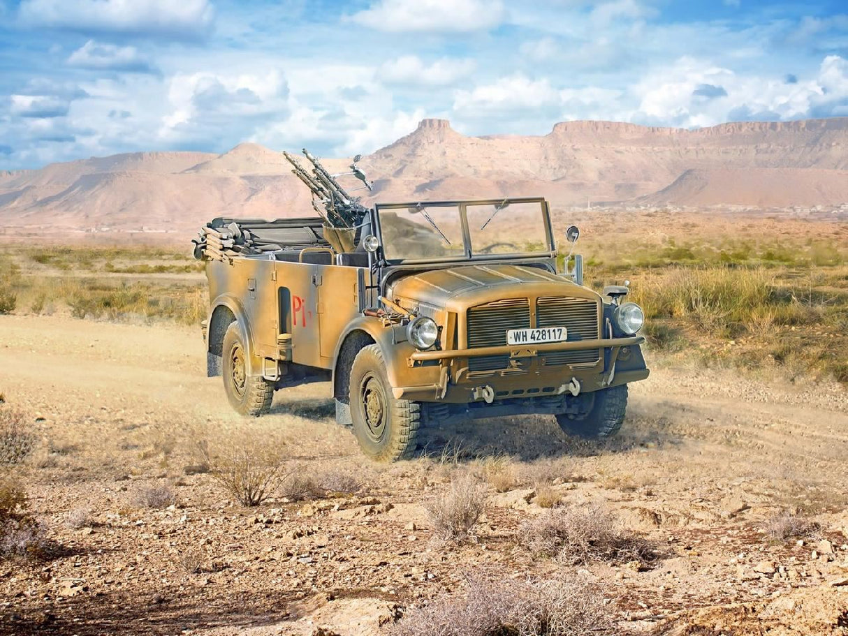 Icm S.E.Pkw Kfz.70 With Zwillingssockel 36, Wwii German Military Vehicle