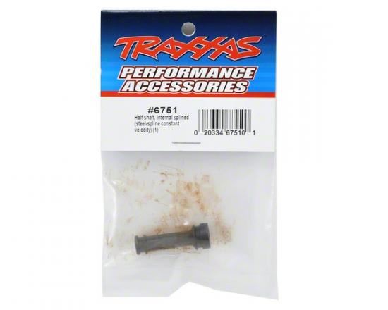 Traxxas Half Shaft, Internal Splined (Steel-Spline Constant Velocity