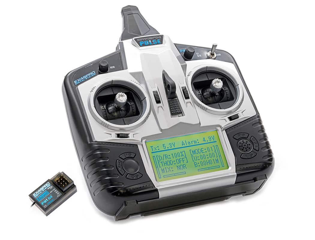 ETRONIX PULSE EX4G 4CH 2.4GHZ FHSS STICK RADIO SYSTEM