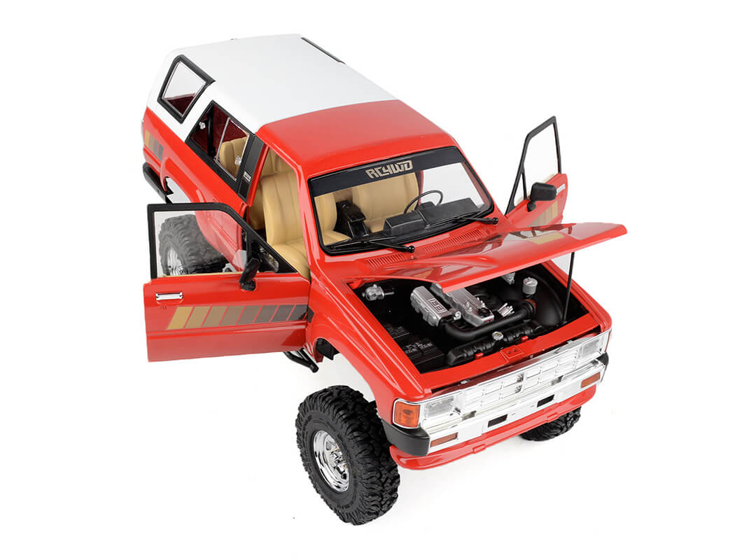 RC4WD TRAIL FINDER 2 RTR W/1985 TOYOTA 4RUNNER HARD BODY SET (RED)
