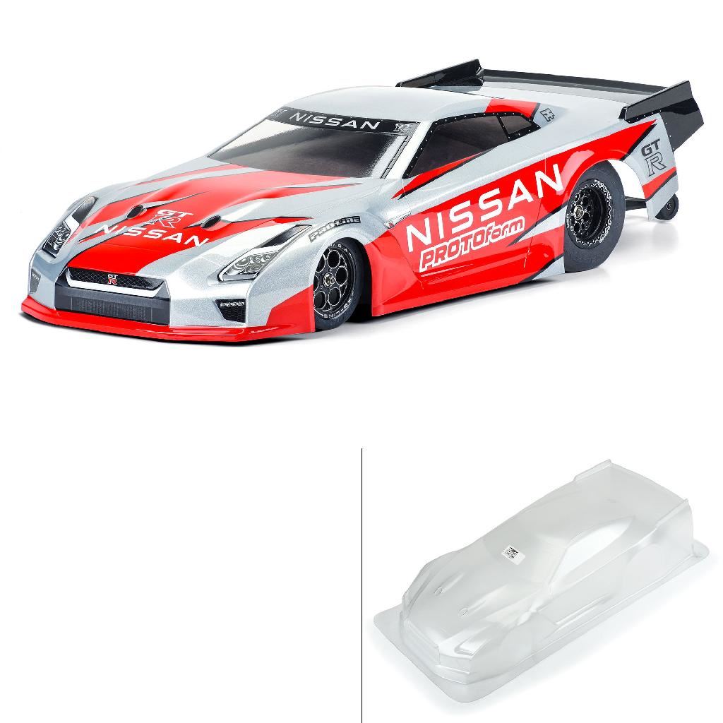 PRM 1/10 Nissan GT-R R35 Clear Body: Losi 22S Drag Car
