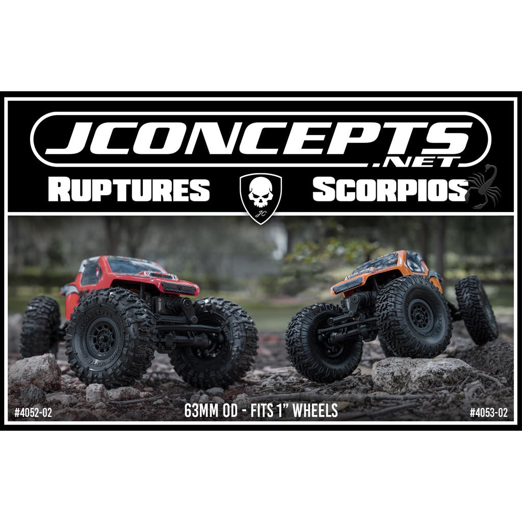 Scorpios - Green (Fits 1.0in SCX24 Wheel) - 63mm OD