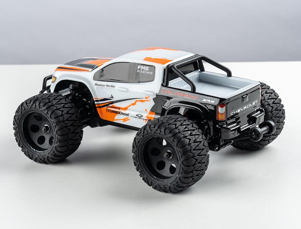 FMS FMT24 1/24TH CHEVROLET COLORADO TRUCK RTR - WHITE