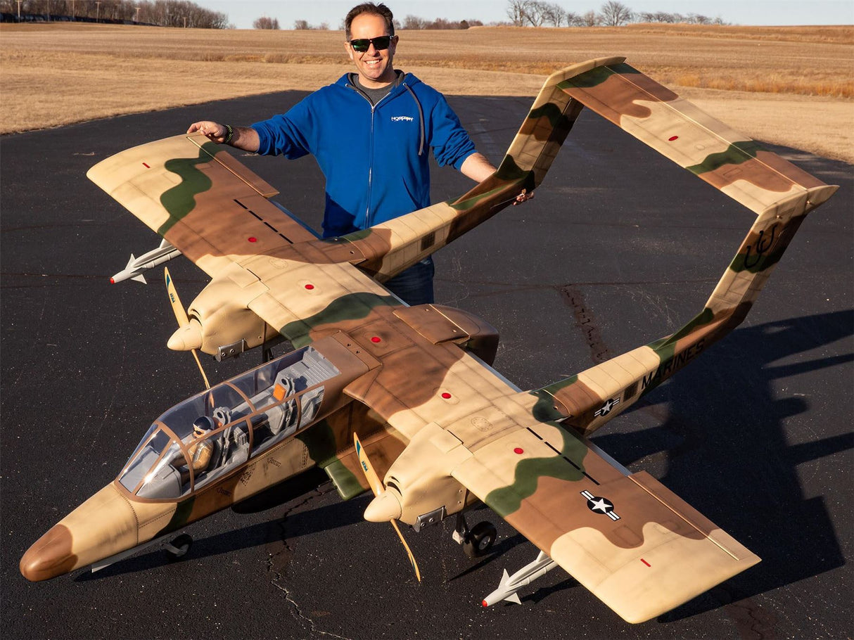 Hangar 9 OV-10 Bronco 30cc ARF w/ Landing Gear Set