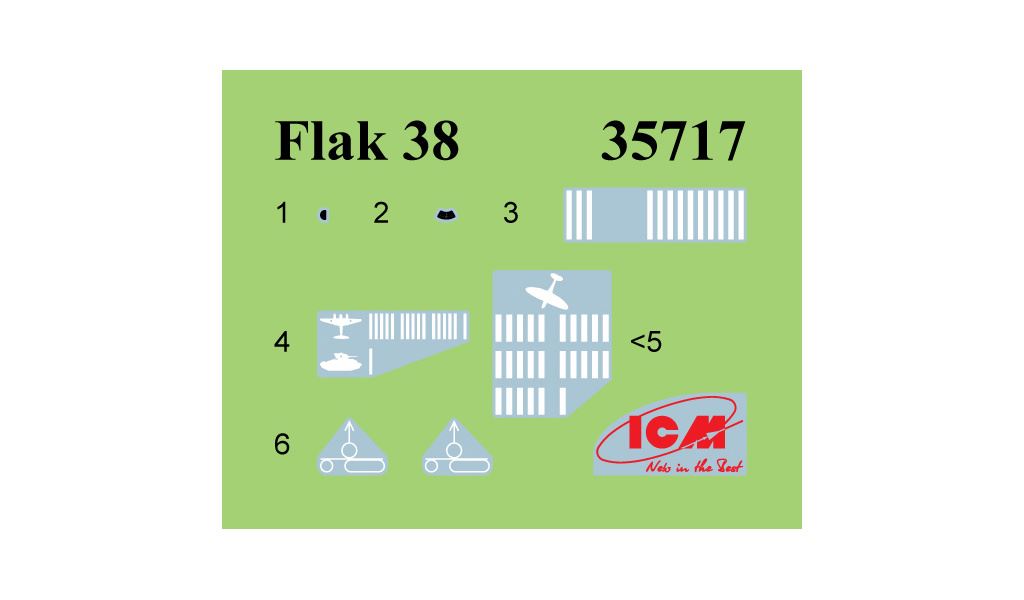 Icm Flak 38, Wwii German Aa Gun