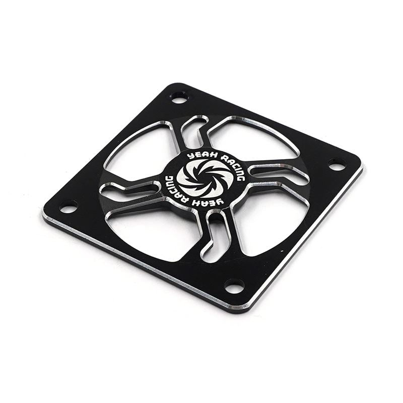 Yeah Racing Aluminum 40mm Fan Protector Black