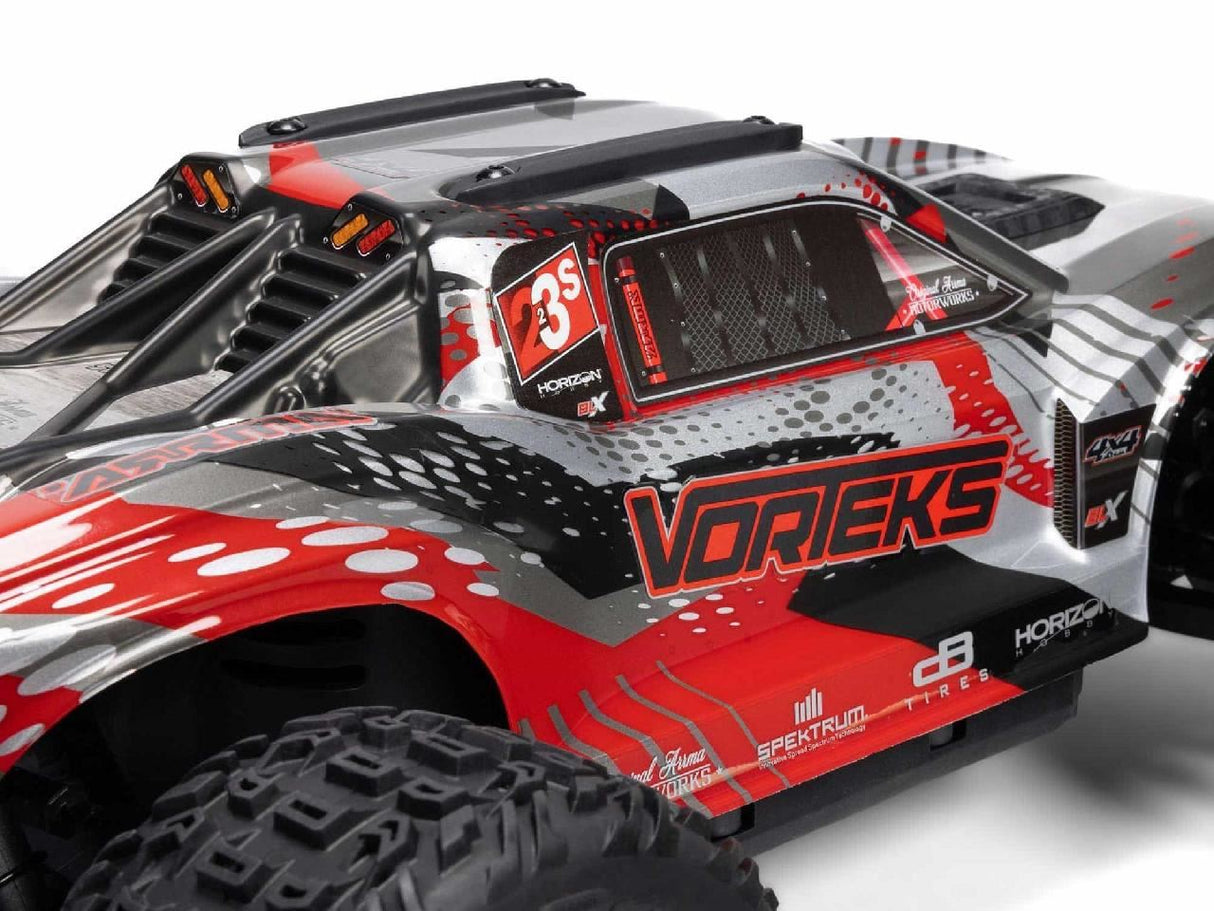 Arrma 1/10 Vorteks 223S Blx 4X4 Stadium Truck Rtr With Dsc Red