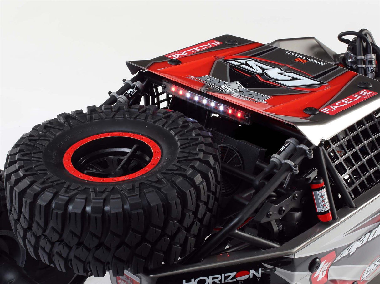 Losi Super Rock Rey: 1/6 4WD Elec Rock Racer, RTR Gray