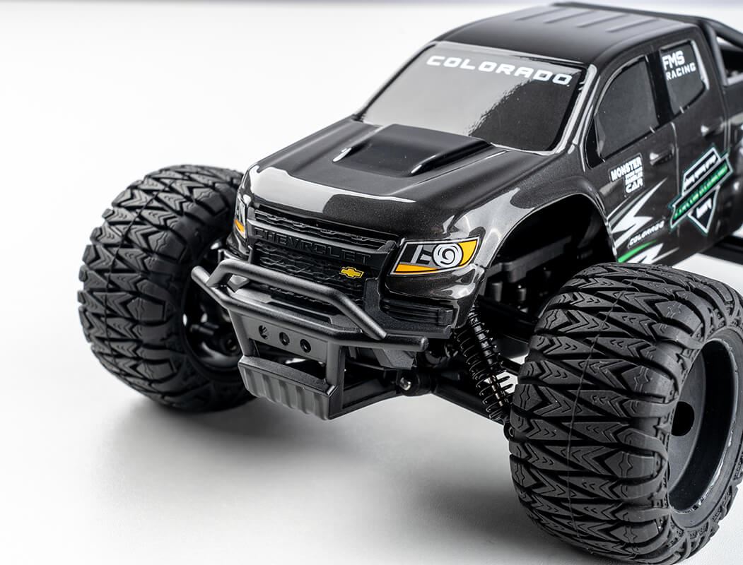FMS FMT24 1/24TH CHEVROLET COLORADO TRUCK RTR - BLACK