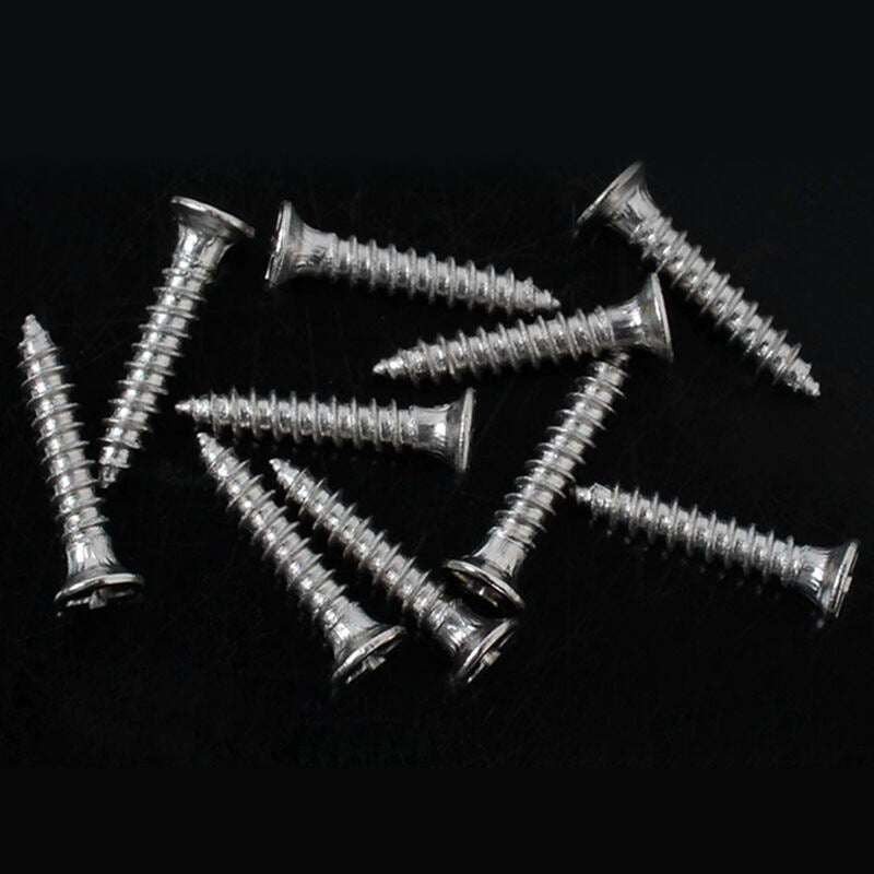 RC4WD FLAT HEAD SELF TAPPING SCREWS M1.4 X 8MM (SILVER)
