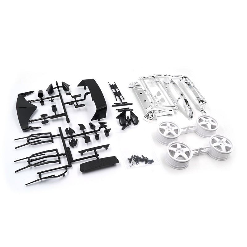 Yeah Racing 1/10 Mitubishi Lancer Evo Iv Rally Catalunya 1997 #1 Clear Body W/Rims Set