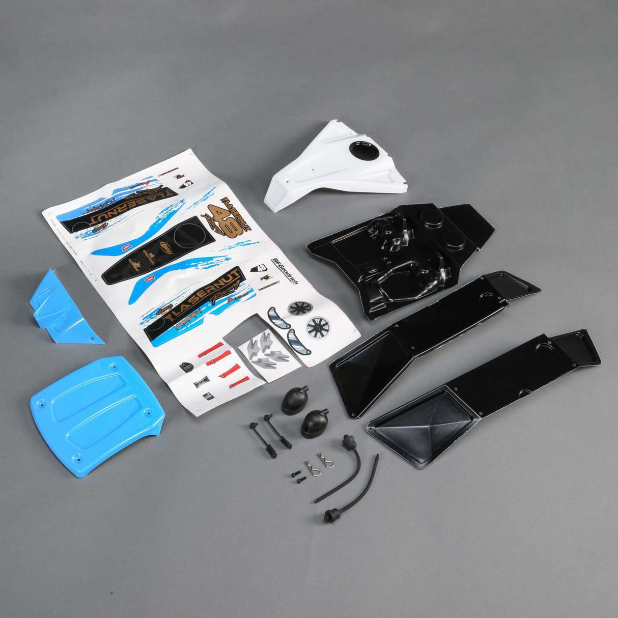 Losi Body Set, Blue, Painted: Ultra 4