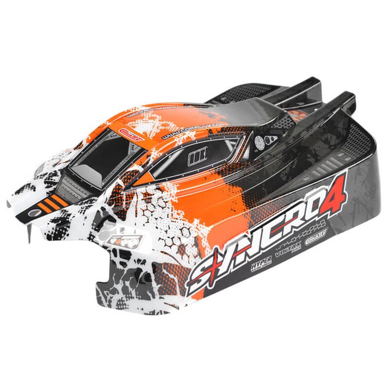 Corally Polycarbonate Painted Body Syncro 4 Orange