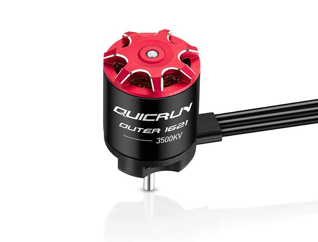 Hobbywing Quicrun Outer 1621Sl 3500Kv Motor Black (1/24Th)