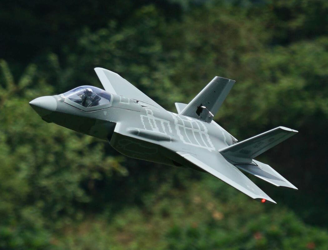 Xfly 64Mm F-35 Lightning Edf 750Mm No Retract Without Tx/Rx/Batt