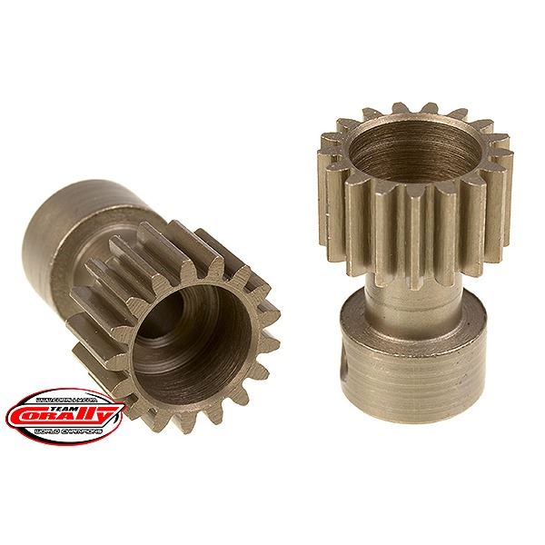 Corally 48 Dp Pinion Long Boss Hardened Steel 17 Teeth Dia. 3.17mm