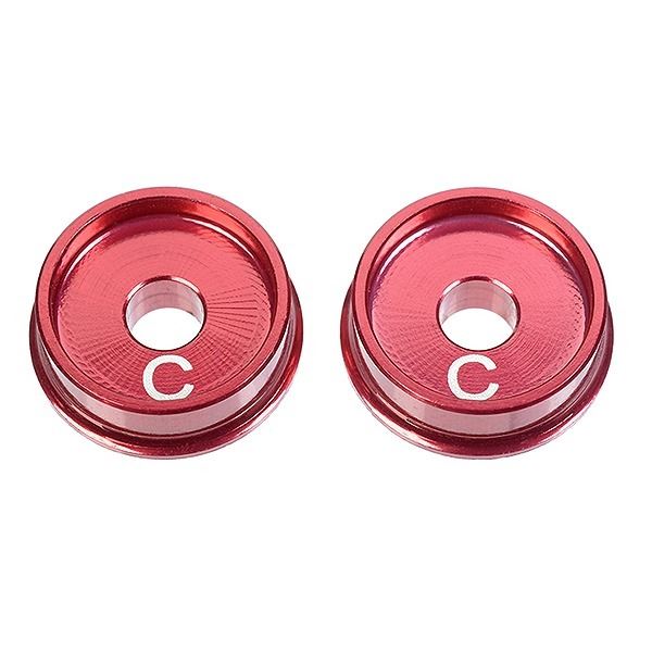 Corally Alum. Lower Arm Cap Ssx12 C 2.0mm 2 Pcs