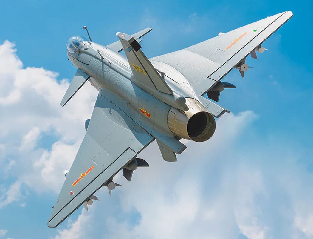 Fms 64Mm Edf J-10 With Reflex V3 Grey