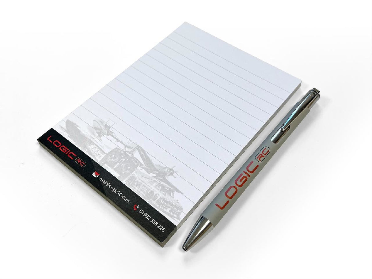 Logic RC Logic RC Grey Pen & Notepad