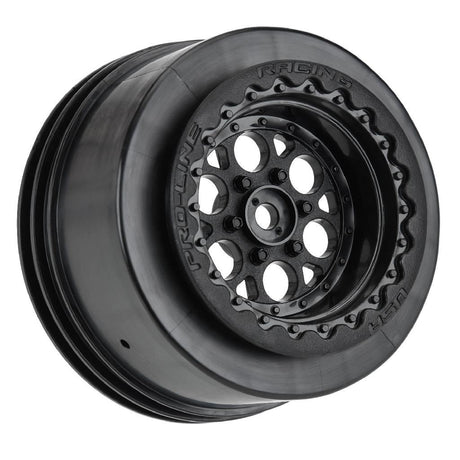Proline 1/10 Showtime+ Wide Rear 2.2In/3.0In 12mm Drag Wheels (2) Blac