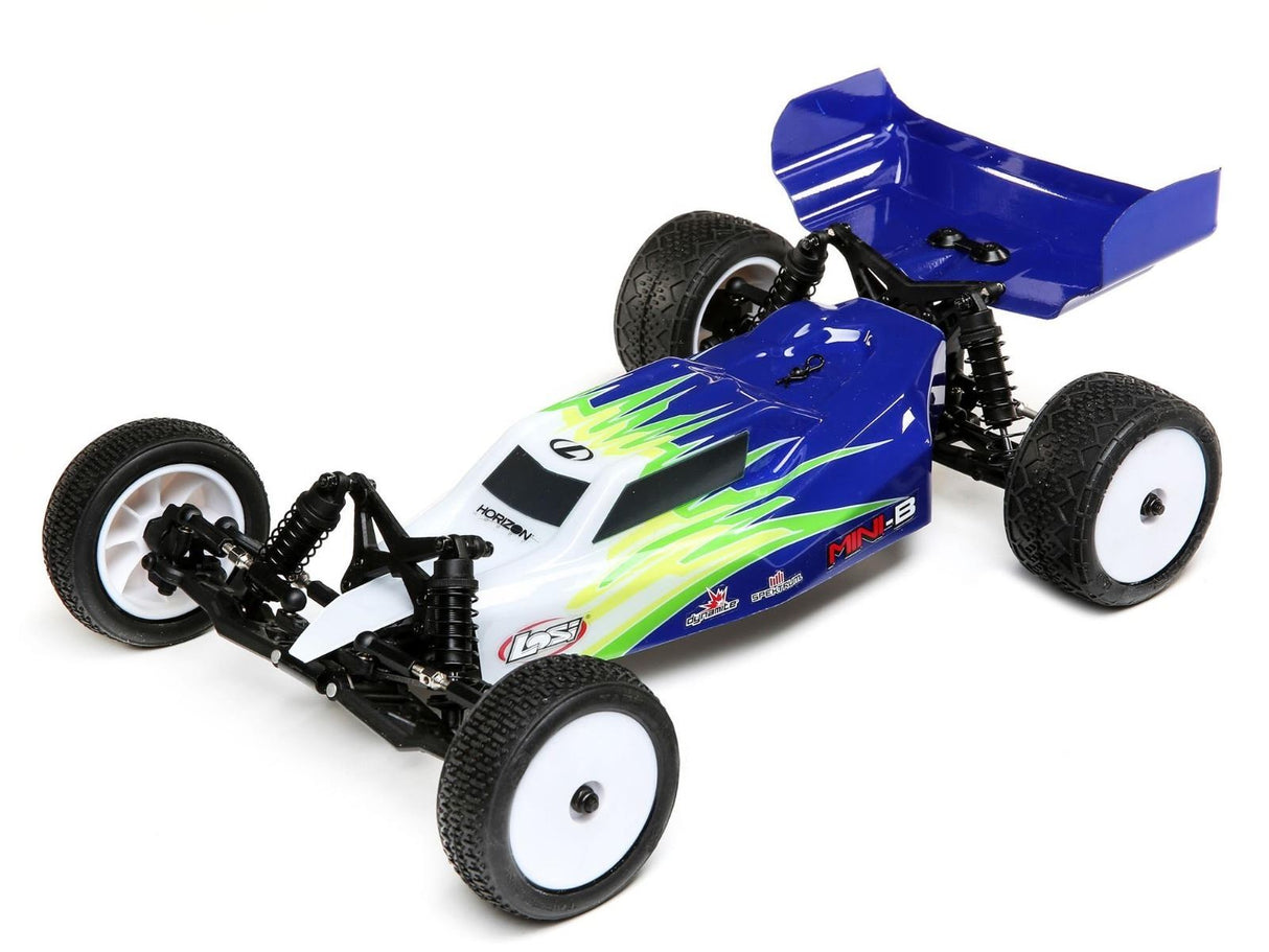 Losi Mini-B 1/16th 2wd Buggy Blue/White