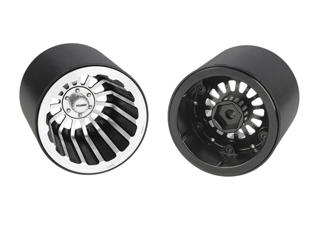 Rc4Wd Turbine 1.9 Super Deep Dish Aluminium Beadlock Wheels