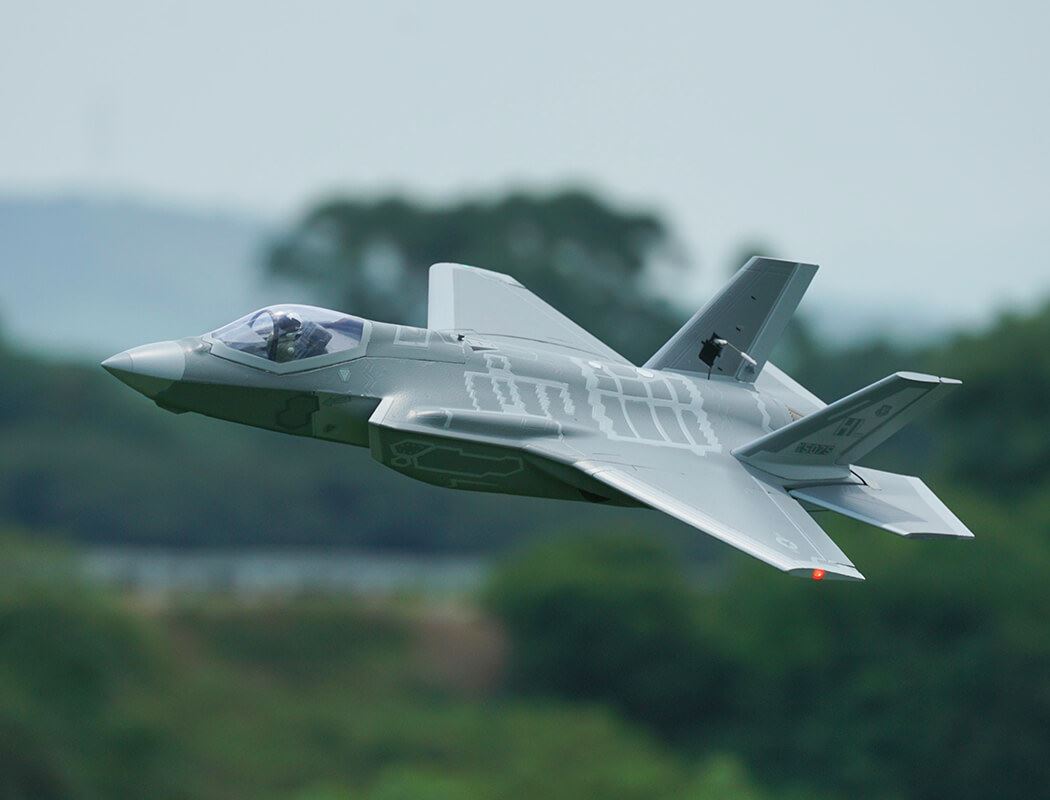 Xfly 64Mm F-35 Lightning Edf 750Mm With Retract Without Tx/Rx/Batt