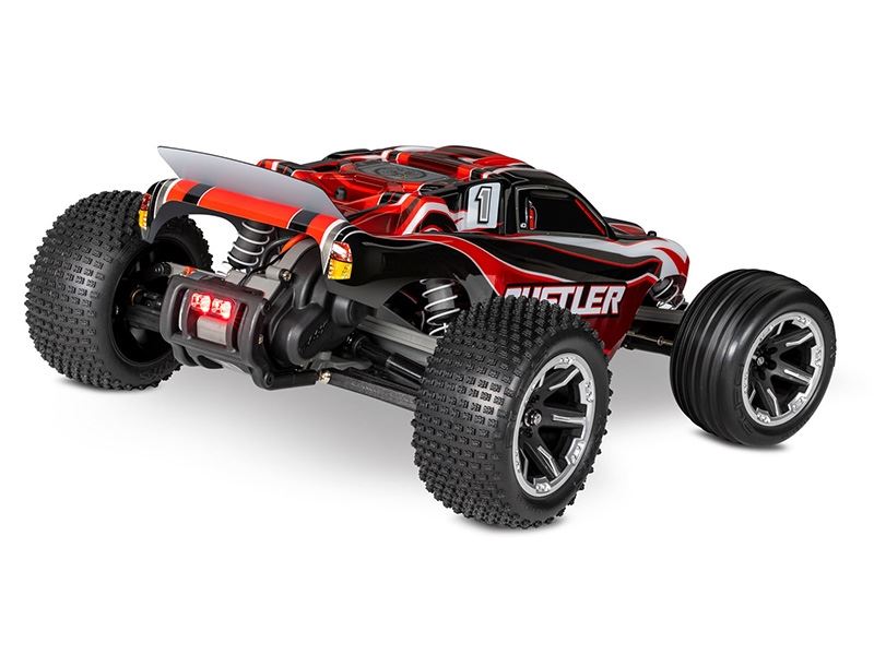 Traxxas Rustler XL-5 RTR Stadium Truck - Red with LED