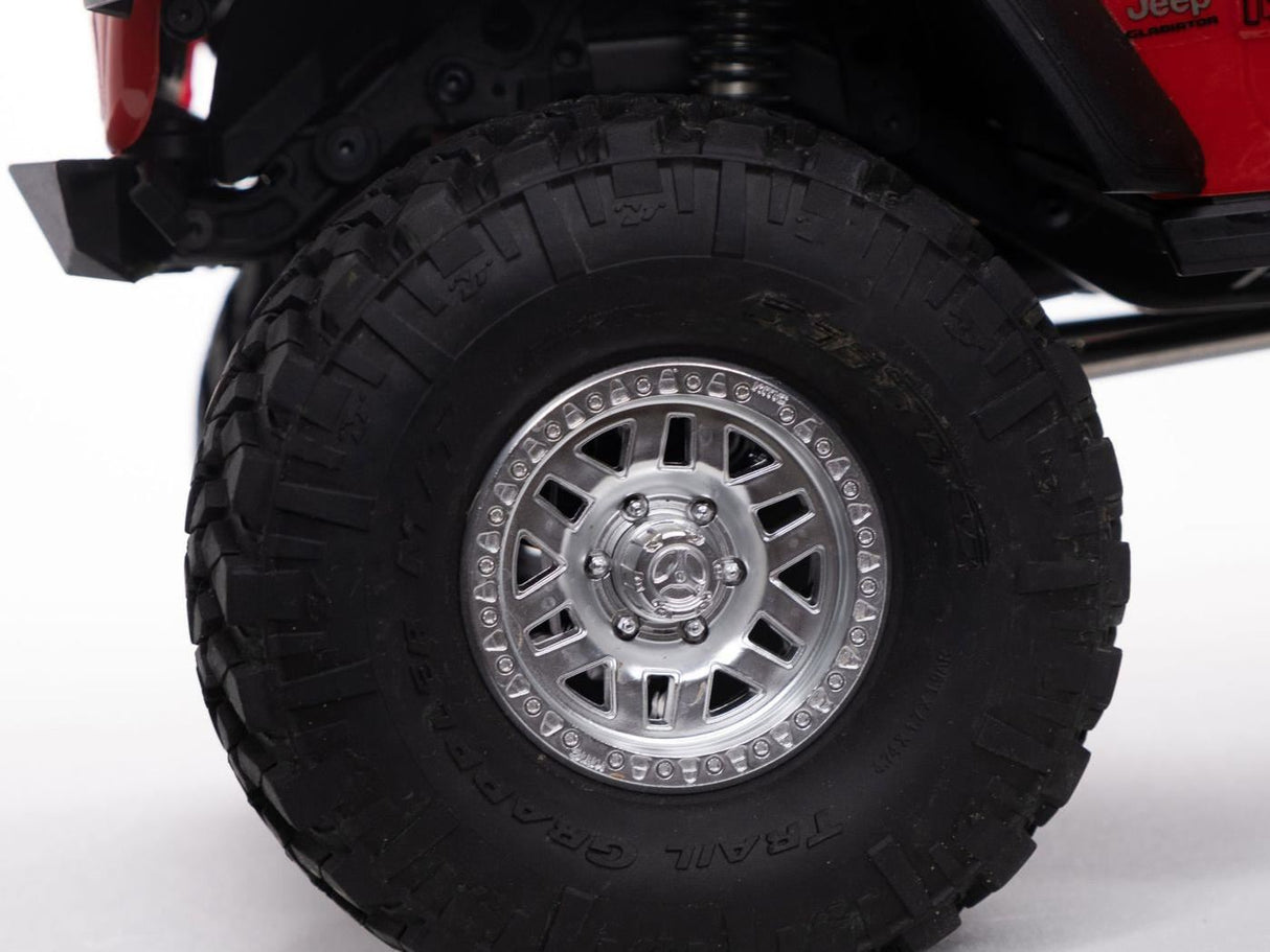 Axial 1/10 SCX10III Jeep JT Gladiator with Portals RTR, Red