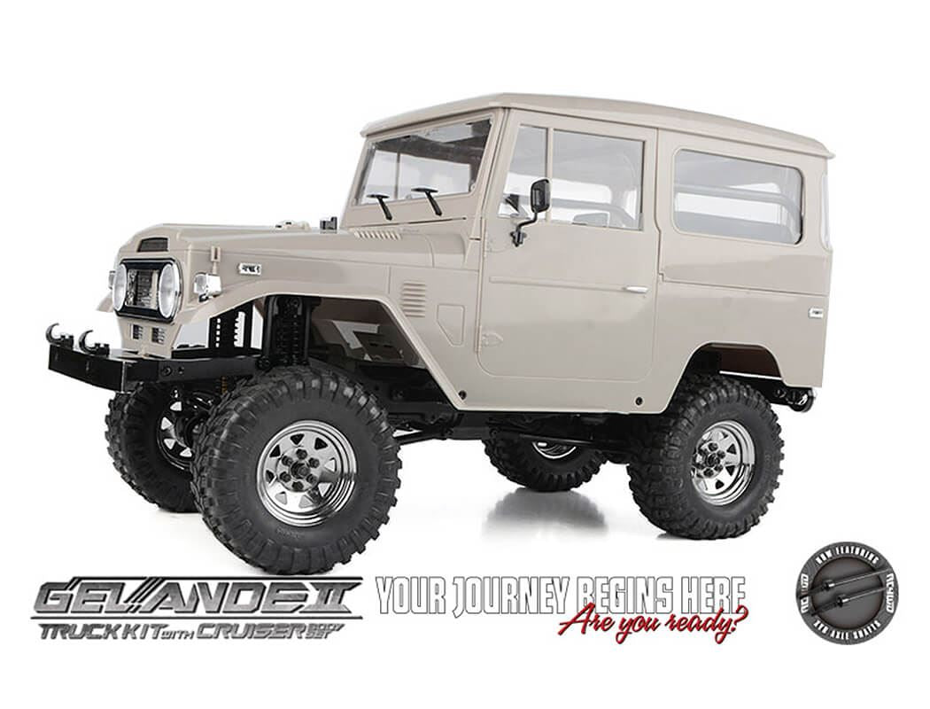 Rc4Wd Gelande Ii Truck Kit With Cruiser Body Set 2025