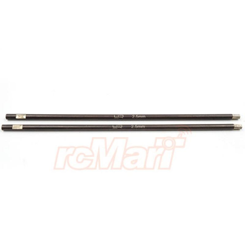 Yeah Racing Super Hard Steel Allen Wrench Replacement Tip 2.5mm X 120mm 2 pcs for Hudy/EDS/ Handles