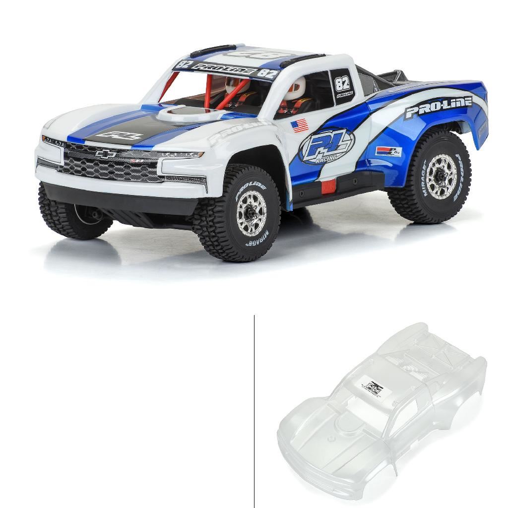 Pro 1/16 Pre-Cut 2019 Chevy Silverado Trophy Truck Clear Body: G