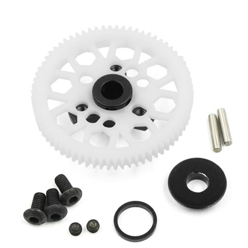 Yeah Racing Aluminum Spur Gear Adapter Black For Traxxas Ford GT 4 Tec 2.0