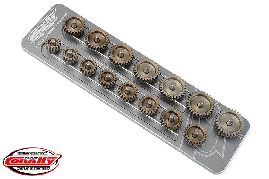 Corally Pinion Caddy M0.6 15 Pinions 3.17mm