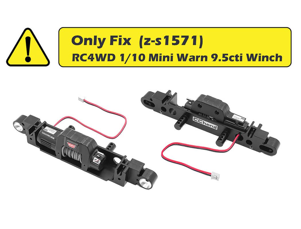 RC4WD OEM NARROW FRONT WINCH BUMPER W/ STEERING GUARD FOR AXIAL 1/10 SCX10 III JEEP (GLADIATOR/WRANG